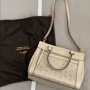 Cream Kate Spade Bag